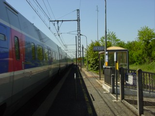 Le TGV passe  Lux
